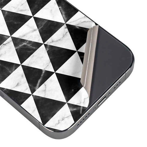 Geometric Marble iPhone 16e Skin